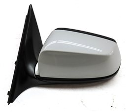 2011 BMW 740i (F02) FRONT LEFT DRIVER POWER HEATED DOOR MIRROR w/CAMERA (White) — exact item pictured